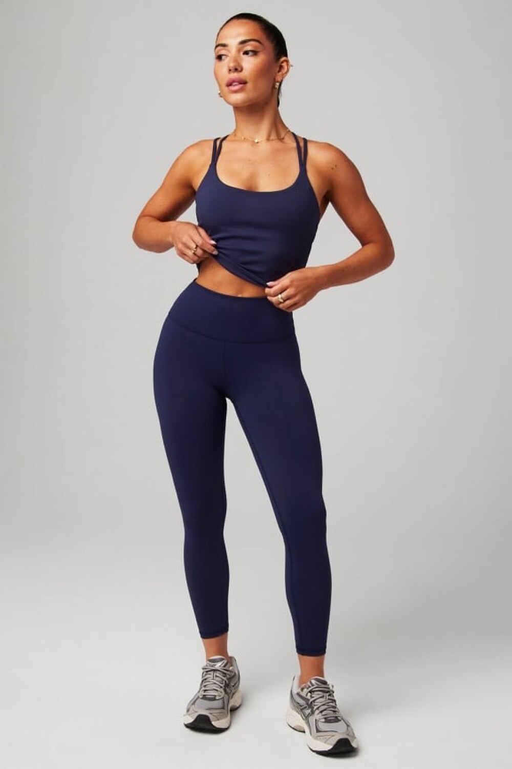 Calza Fabletics Define PowerHold High-Waisted 7/8 Azul