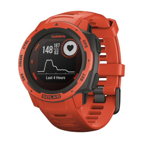 Smartwatch Garmin Instinct Solar 0,9" 45mm Rugged GPS Red