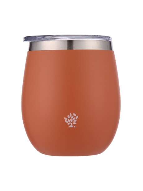 Mate Acero Inox. con Tapa Terracota