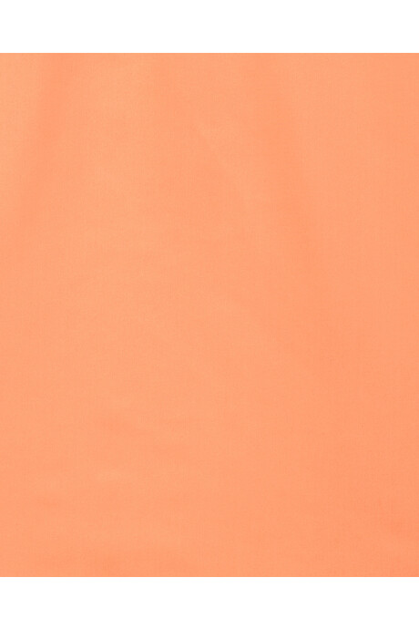 Remera de baño manga larga con protección UPF 50+, naranja Sin color
