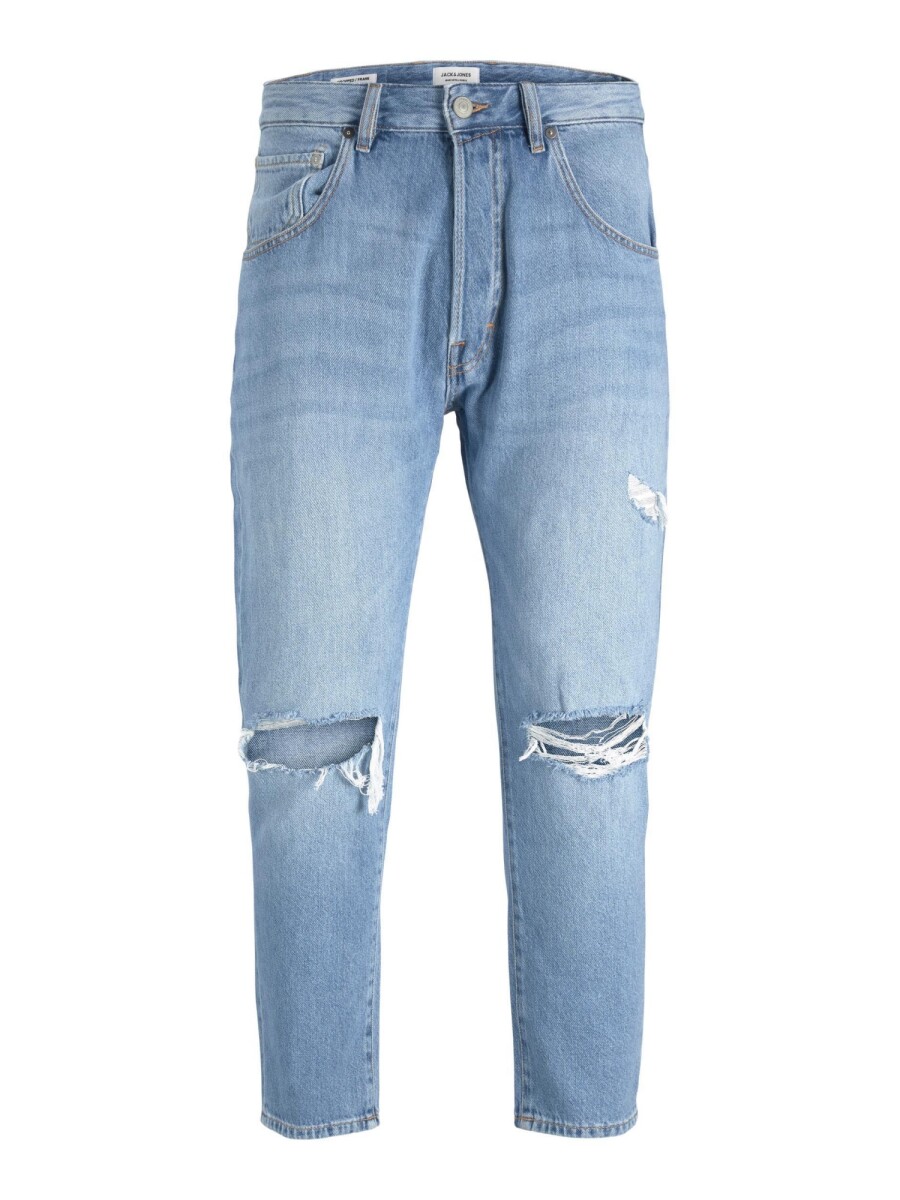 Jeans Cropped Fit "frank" - Blue Denim 