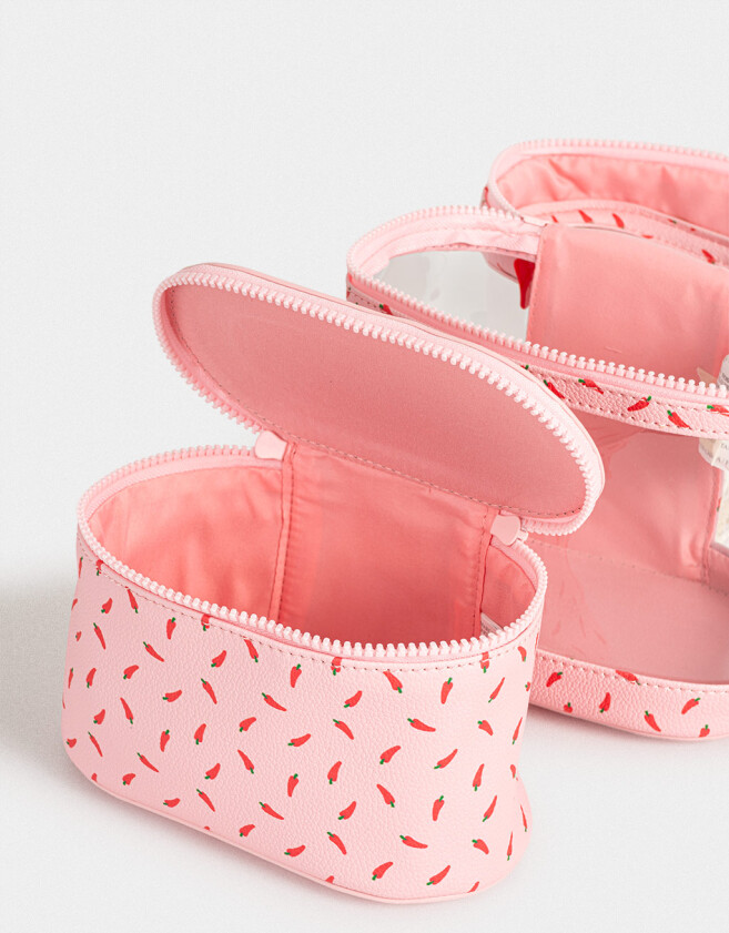 Porta Cosméticos Set De Portacométicos - Rosa Viejo