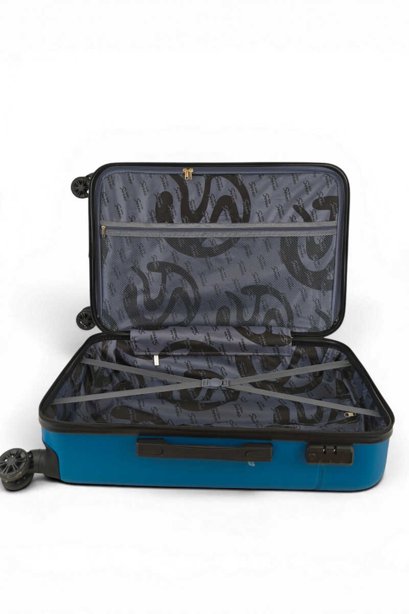 Valija mediana ABS (fibra) de 24" Azul