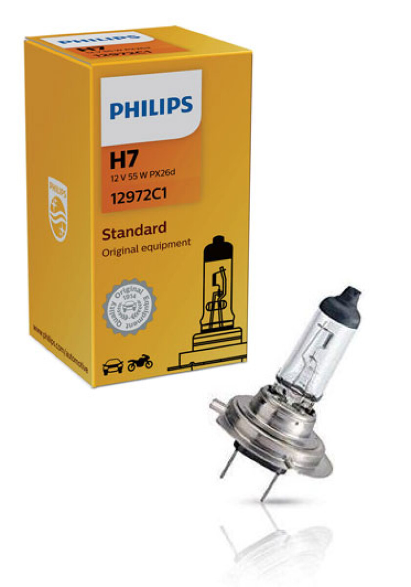 LAMPARA - HALOGENA 12V 55W H7 PHILIPS 