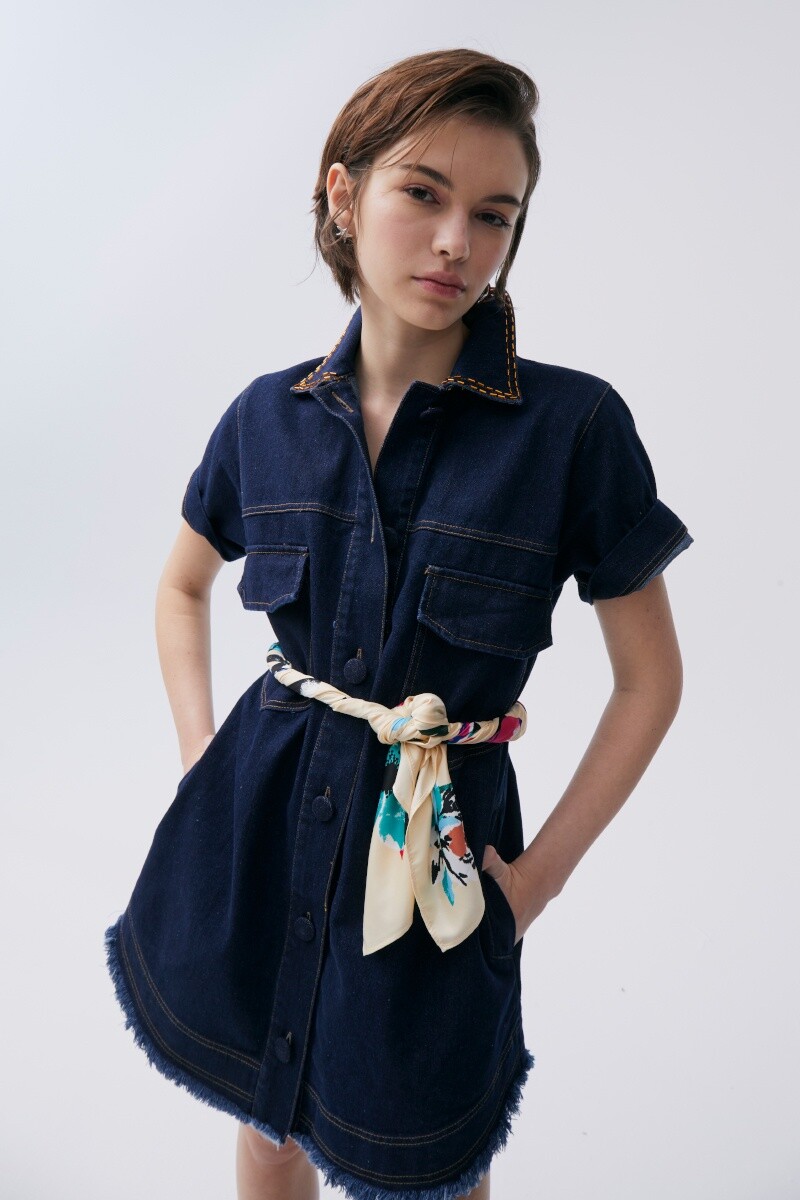 Vestido Malawi - Azul 
