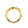 Anillo Cruzado Brillante -Oro bajo-Piedra Zirconia-AN8234 conpiedra