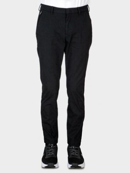 Pantalón casual slim Fit, Kaito-1T Negro