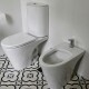 SANITARIO BIDET MARINA BLANCO MATE LOZA PARA BAÑO 000