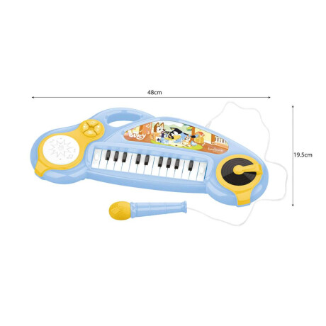 Piano Electrónico Bluey Con Luz Y Micrófono Lexibook - Bluey Bluey