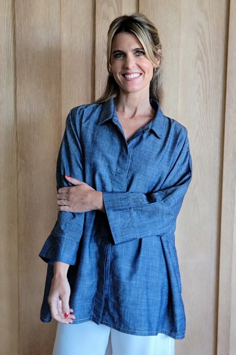 Camisa Tuna Azul Melange
