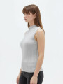 Remera Curea Gris Melange Medio