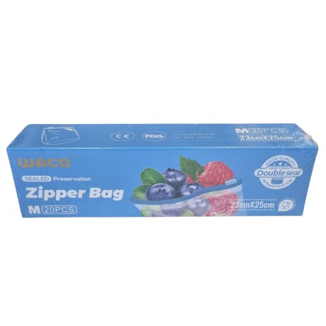 Bolsa para alimentos 23 x 25 cm x 20 unidades Bolsa para alimentos 23 x 25 cm x 20 unidades