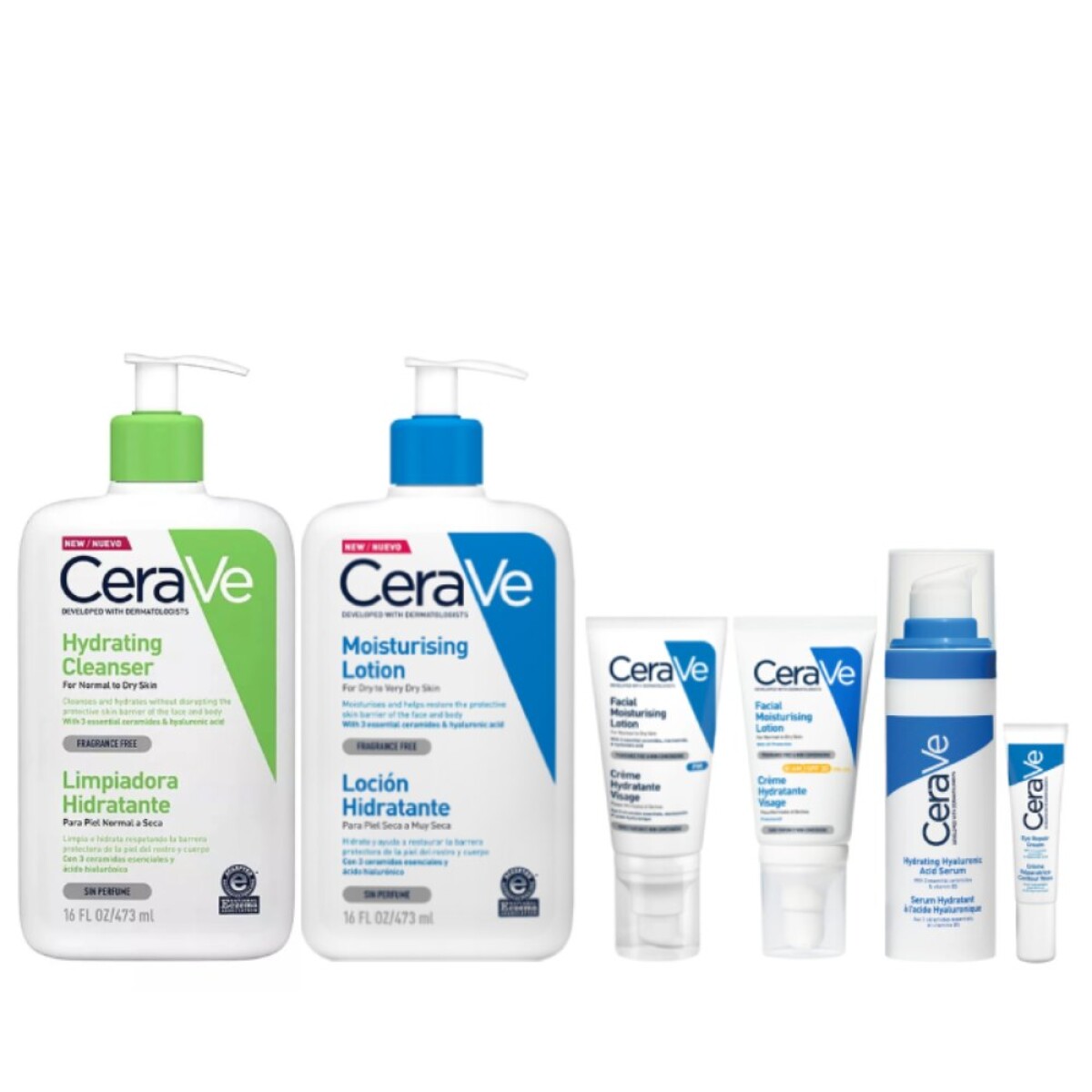Pack CeraVe Rutina Completa Hidratación y FPS30 