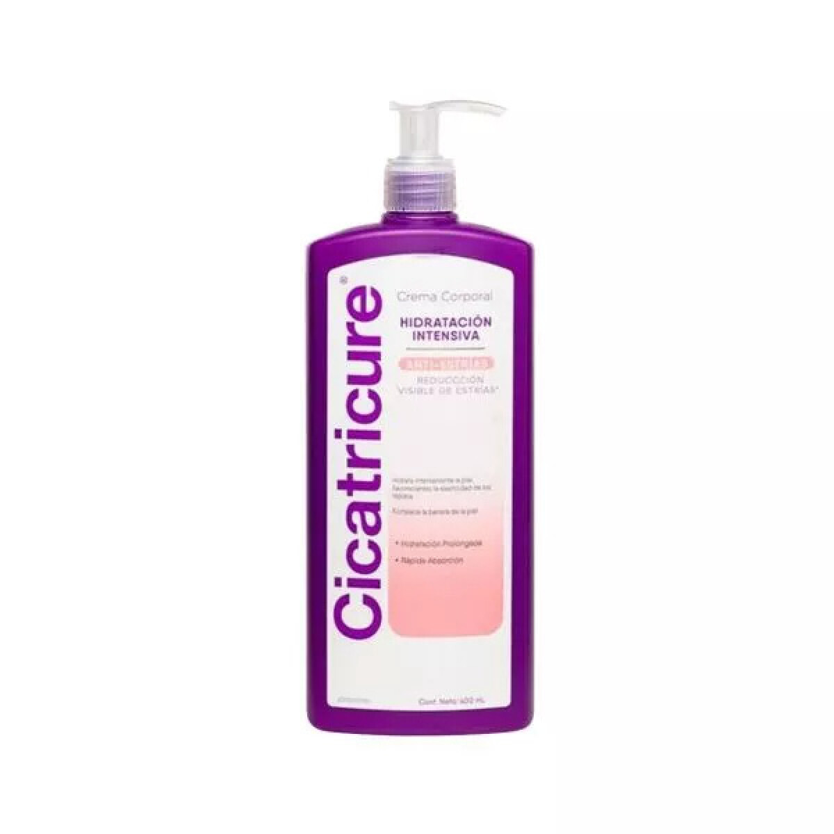 Crema Corporal Cicatricure Hidratación Intensiva Antiestrías 400ml 