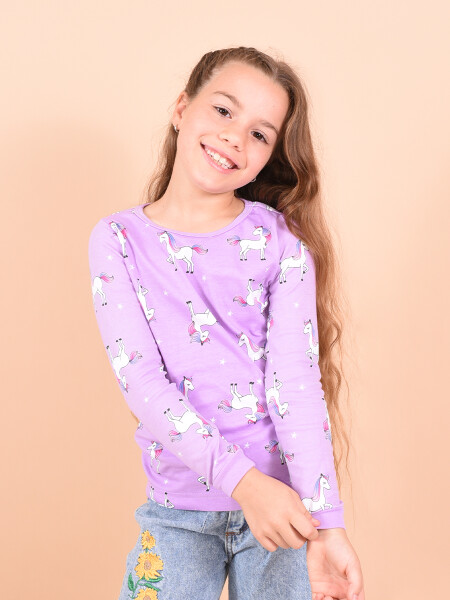 REMERA CANDY LILA