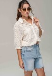 CAMISA BRODERY Blanco