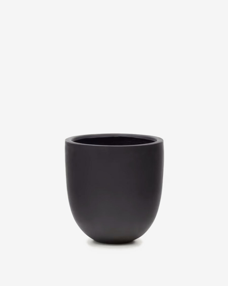 Macetero Aiguablava de cemento - negro Ø 56 cm 