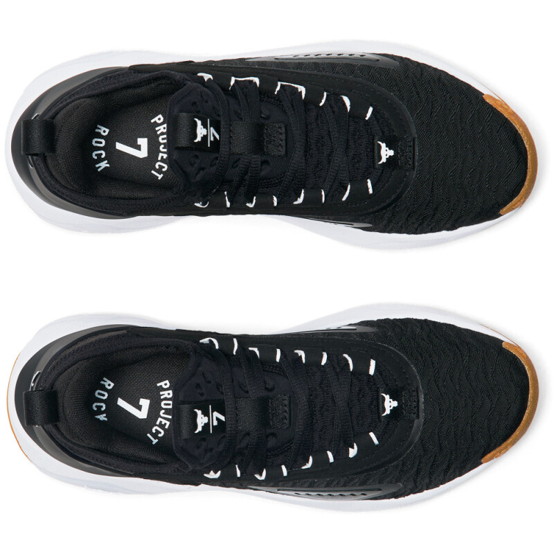 UA W Project Rock 7-WHT BLK-001