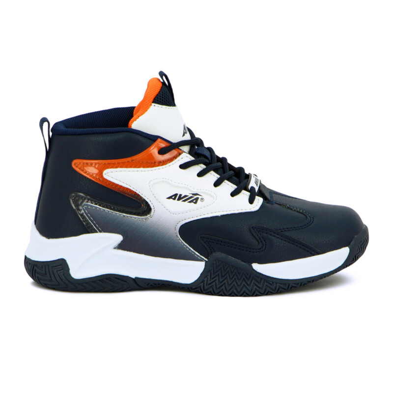 Avia Calzado Deportivo Para Niño Quepos Jr - White/navy/orange Blanco-marino