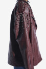 CHAQUETA FUR CATRINE Bordo