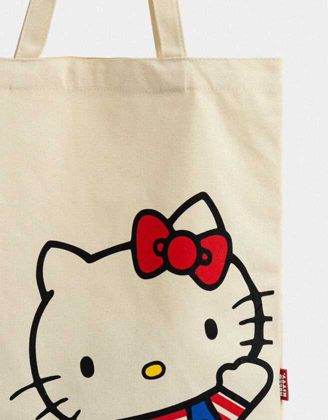 Bolsas reutilizables Tote Bag "hello Kitty" - Combinacion Multicolor