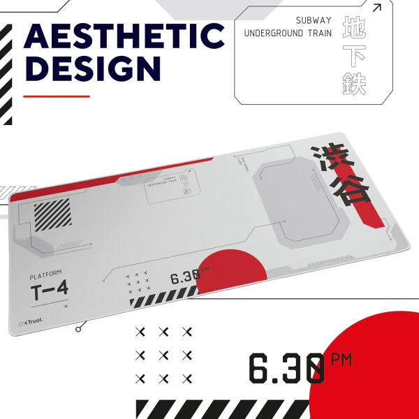 Mousepad Trust Japan Xxl Gxt759 BLANCO