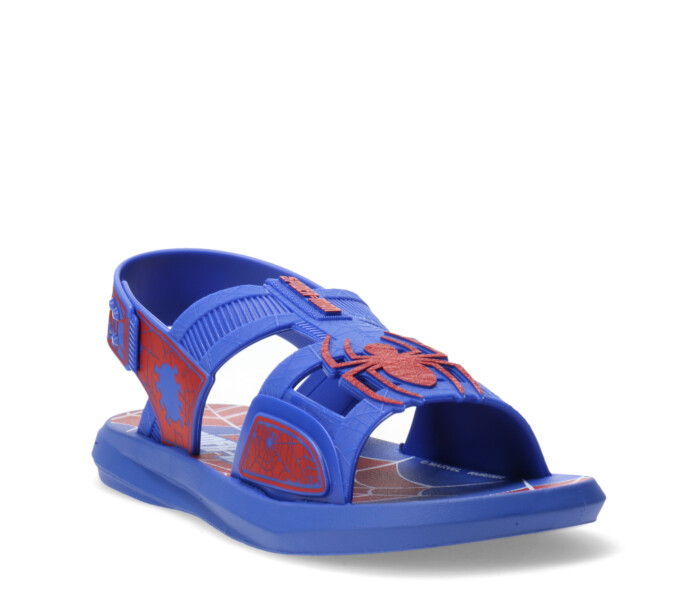 Sandalia Buggy Spiderman Azul/Rojo