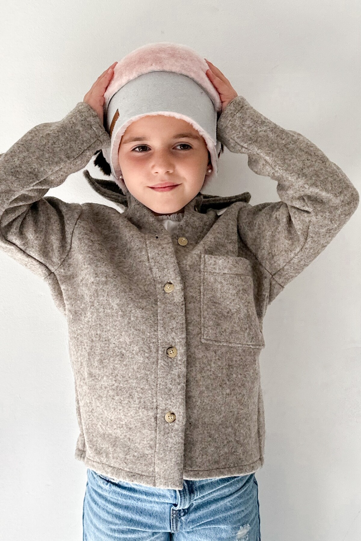 The New Blazer Guri Jaspeado Gris