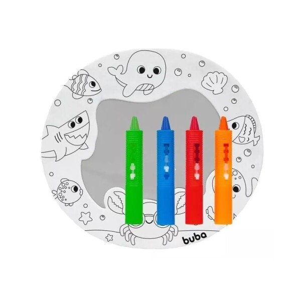 Juego baño espejo y crayolas BUBA Juego baño espejo y crayolas BUBA