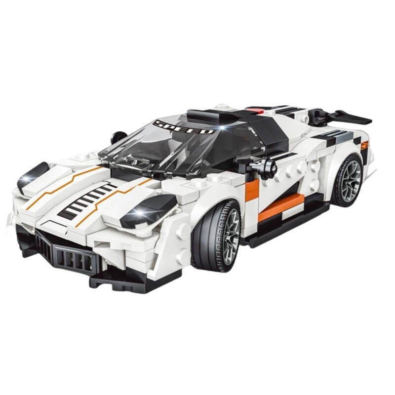 Bloques ensamble auto de carreras N/a