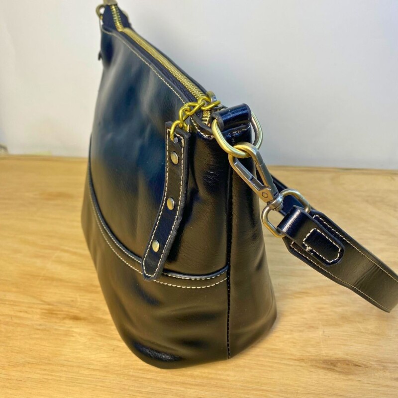 Cartera Cuerina Wanna Negro