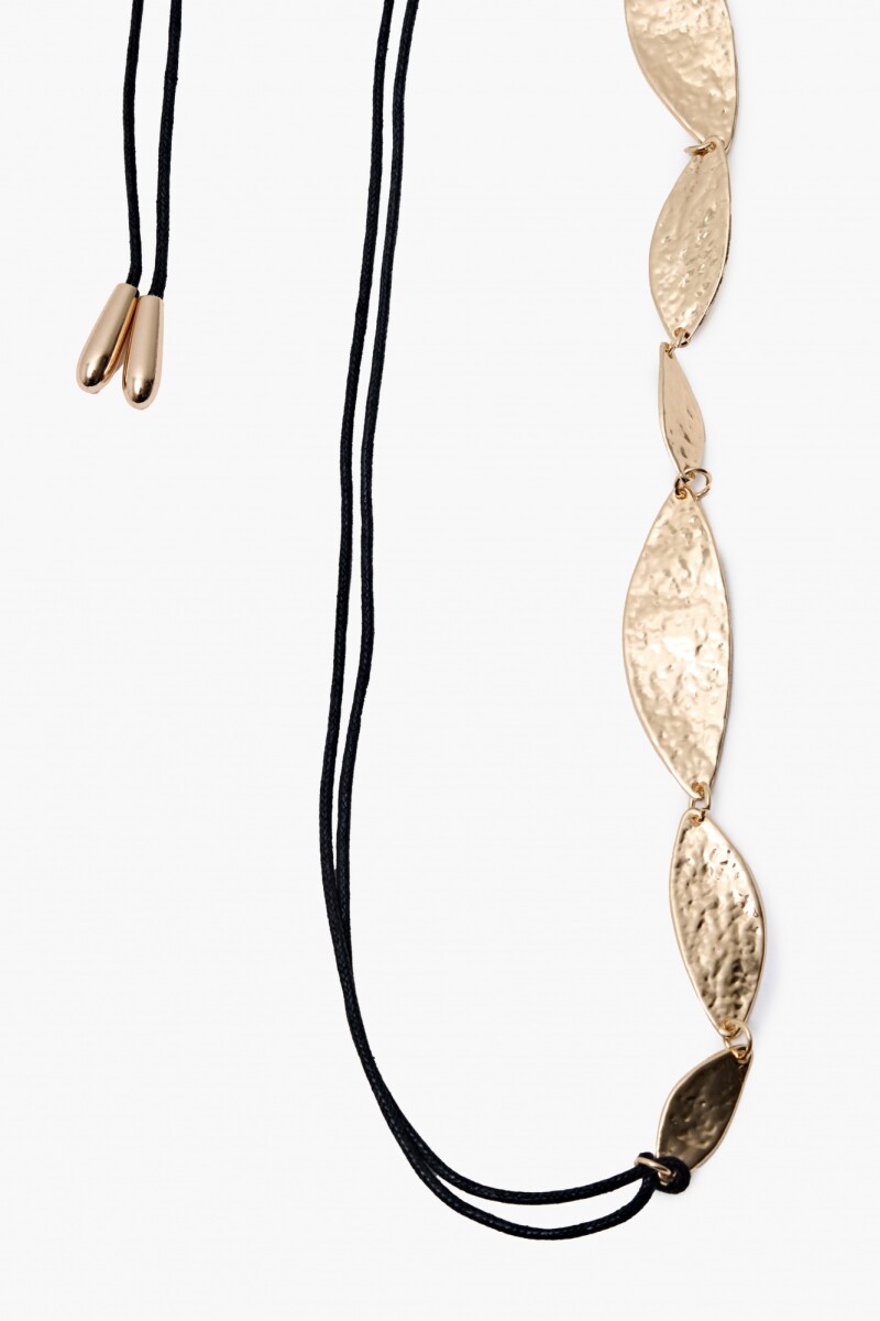 Cinturón metálico dorado