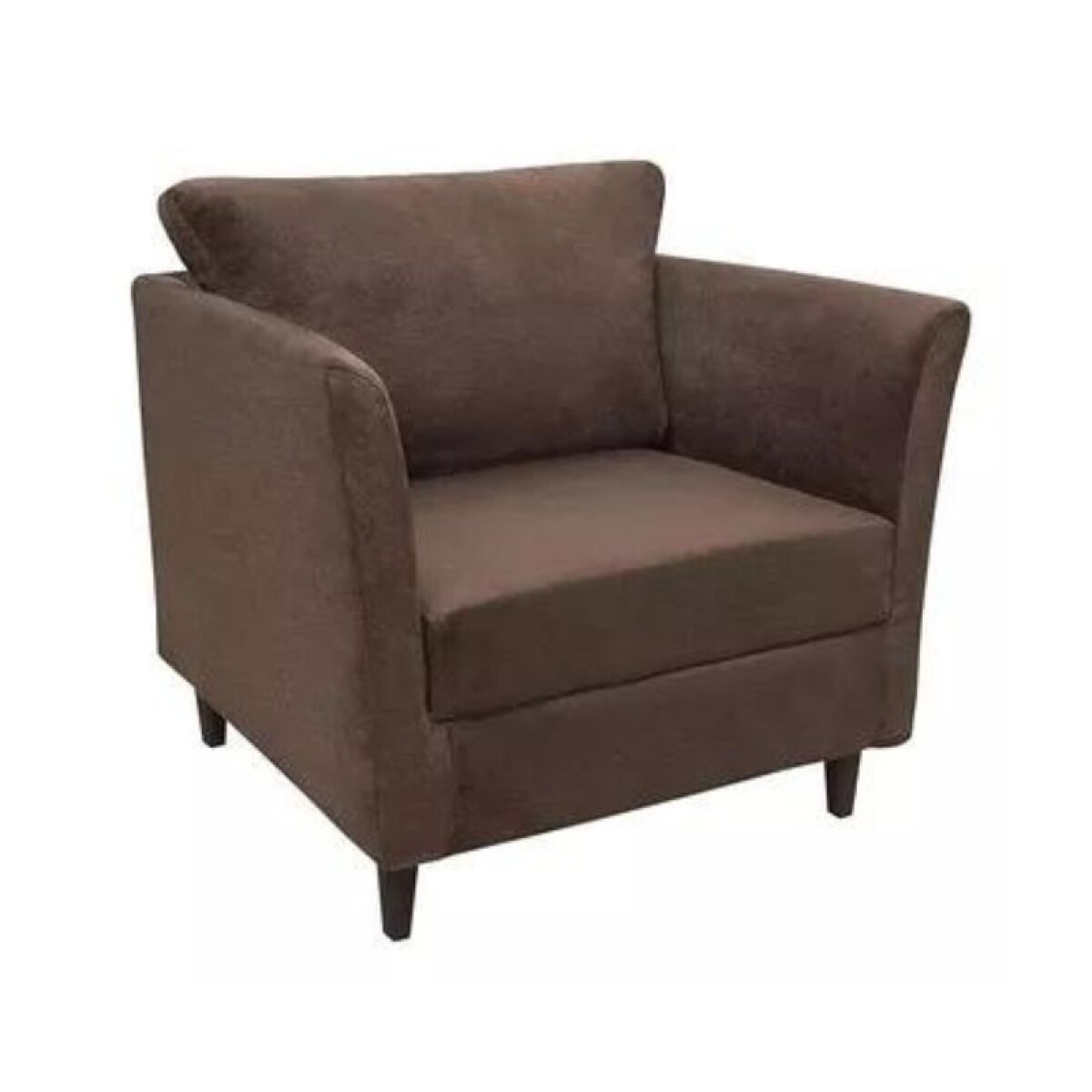 SILLON POLTRONA 1 CUERPO KOMFORT - VELUDO TABACO 