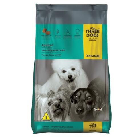THREE DOGS ORIGINAL ADULTO RAZAS PEQUEÑAS MINI 10.1 KG THREE DOGS ORIGINAL ADULTO RAZAS PEQUEÑAS MINI 10.1 KG