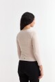 Remera m/l cuello a la base BEIGE