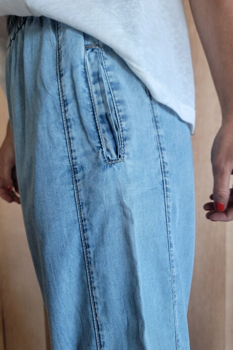 Pantalón Boj Denim Celeste