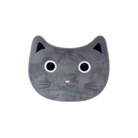 Alfombra para baño forma de gato Negro
