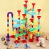 Juego Bloques Construcción Tuberias Infantil 113 Piezas Variante Diseño Multicolor