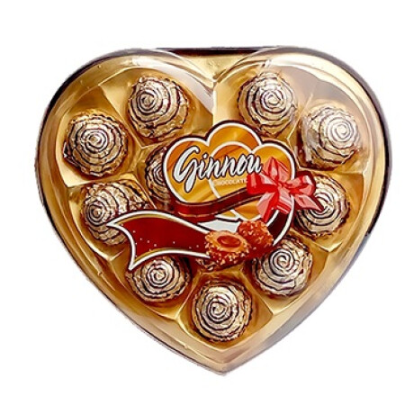 BOMBONERA GINNOU CORAZON DE ACRILICO 102 GR BOMBONERA GINNOU CORAZON DE ACRILICO 102 GR