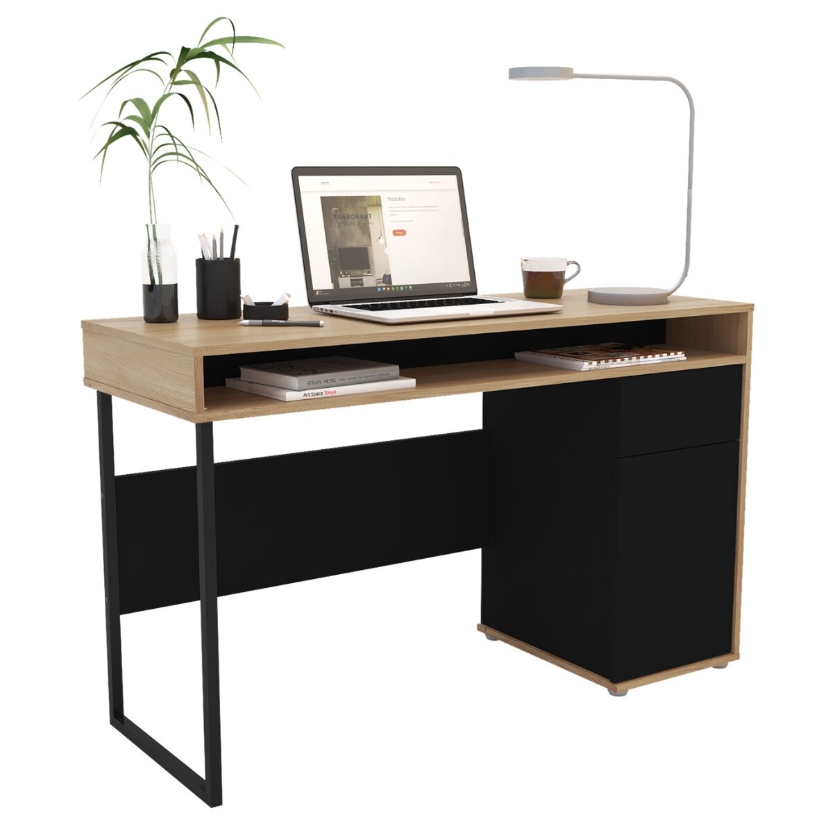 Escritorio Chicago - Black y Aveiro 