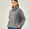 Polera Lamas Gris Melange Medio