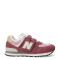 Championes de Niños New Balance Championes 574 Rojo - Rosado