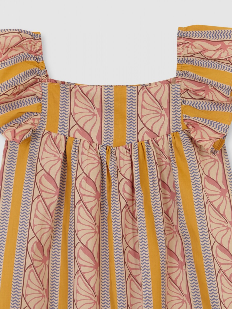 Vestido Estampado Etnico Piedra