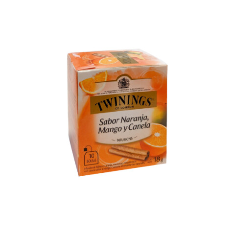 TE TWININGS NARANJA MANGO CANELA PACK 2 x 10 sob Unica