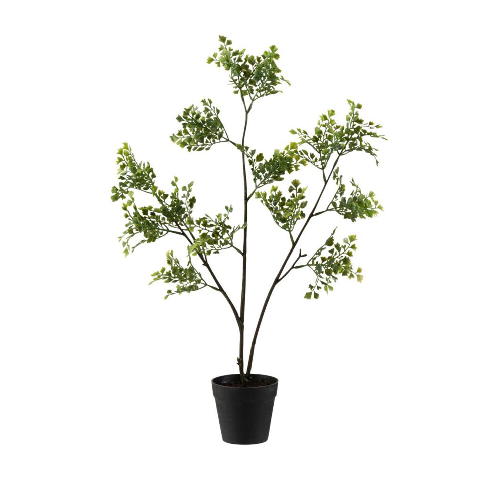 HELECHO EN MACETA NEGRO PLANTA ARTIFICIAL 2567