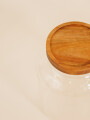 Tarro Cocina Tapa Madera Color Unico