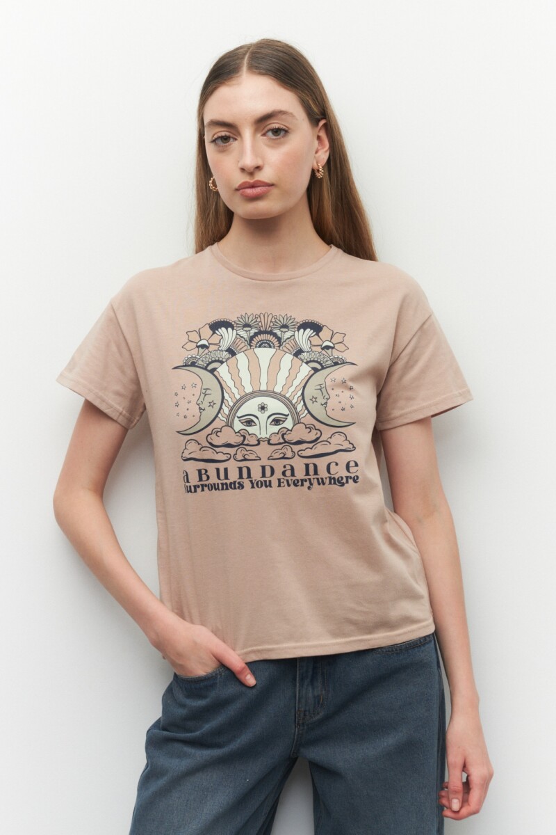 REMERA MOLEC Beige