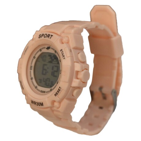 Reloj Deportivo de Pulsera Waterproof Pantalla Luz Unisex Rosa