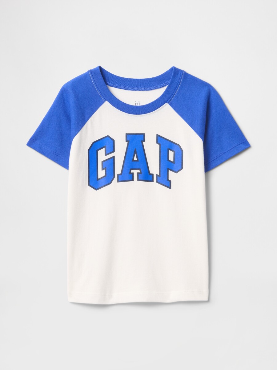 Remera Logo Gap Toddler Niño - New Off White 