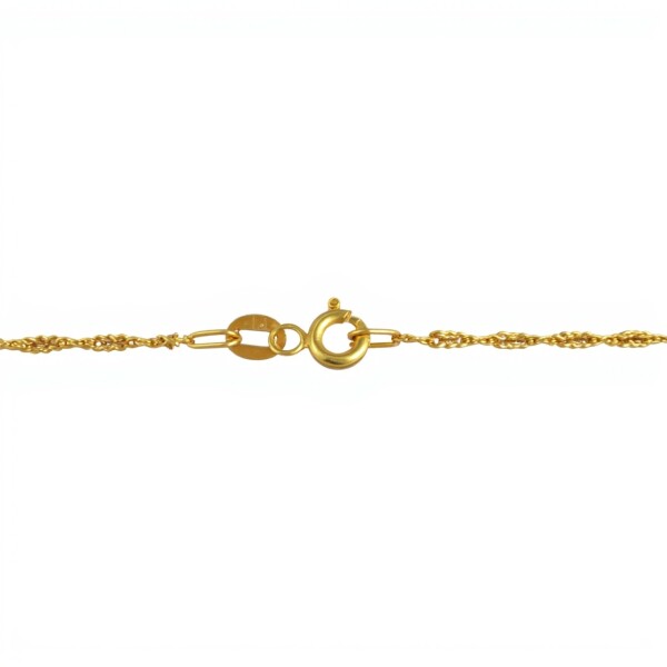 Cadena oro Singapur -Oro bajo -Sin Piedra-CD8048 sinpiedra